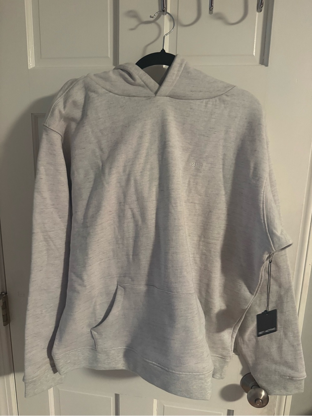 Women’s SET Active Hoodie Sweatshirt Size M- NWT Grey